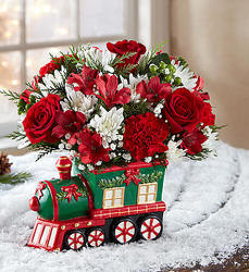 Christmas Express Train Flower Power, Florist Davenport FL